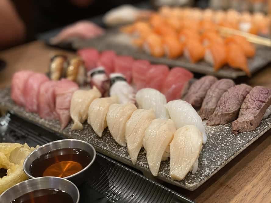 Konbea Belt Sushi nigiri