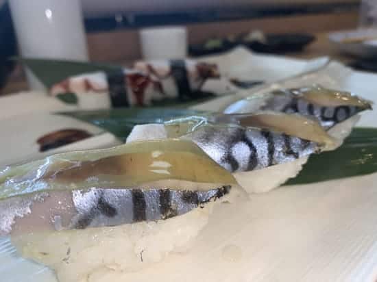 Sushi Joe’s Mackerel Sushi