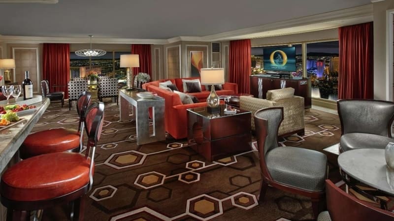 bellagio hotel lakeview suite