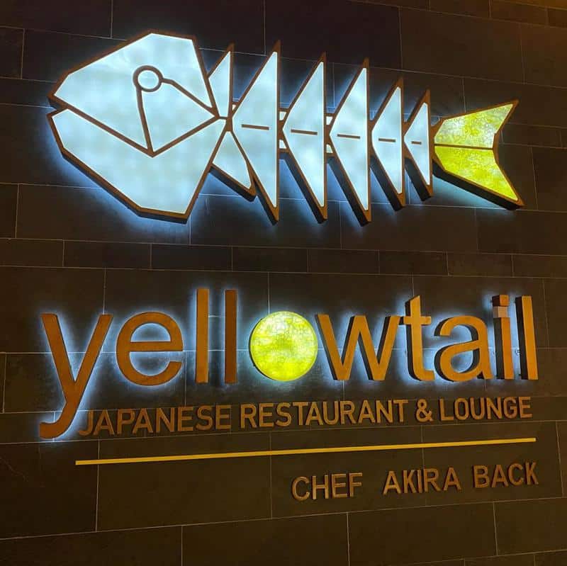 Yellowtail Japanese Restaurant and Lounge
