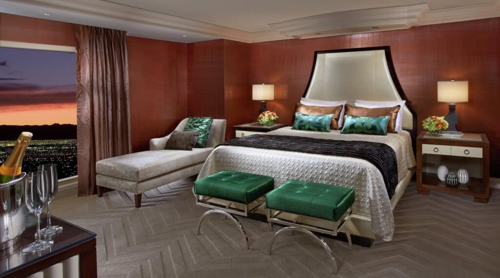 The Bellagio Penthouse Suite Bedroom