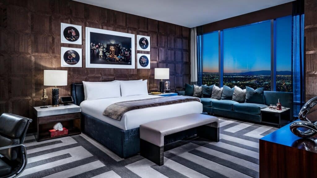 The View Penthouse Bed Room, Palms Casino Resort