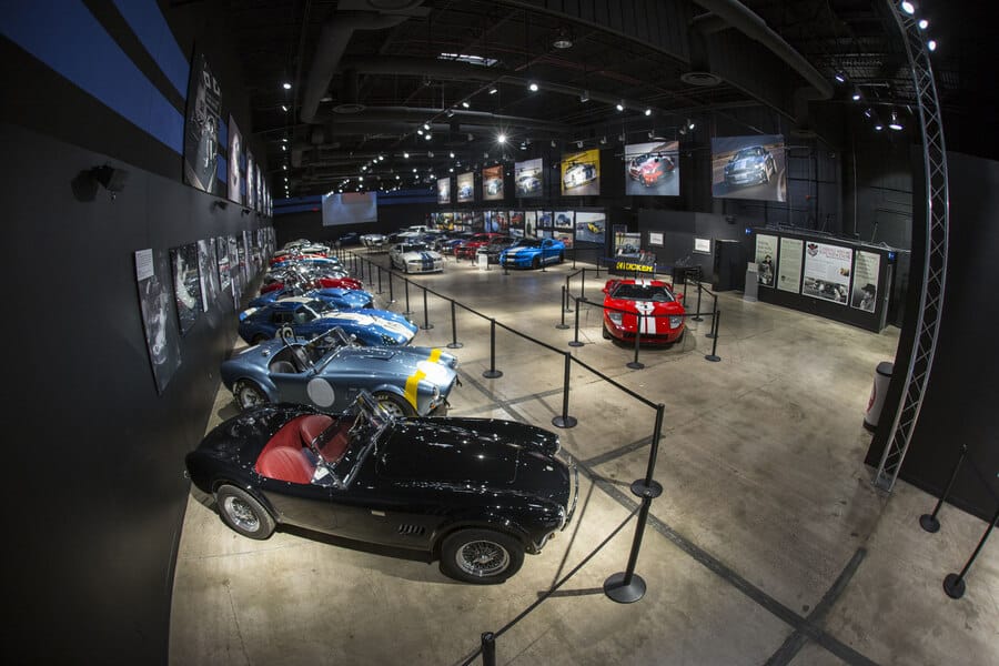 Cars in the Shelby Museum